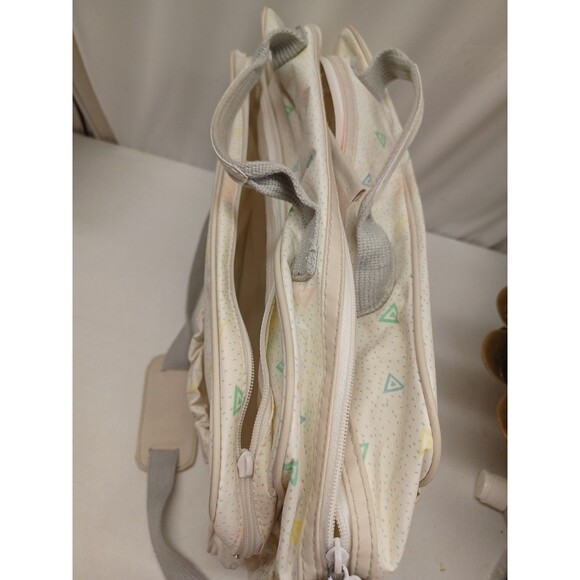 Vtg 1984 Cudlie Baby Over The Shoulder Diaper Bag Changing Pad 14"x10" Confetti - Picture 11 of 15